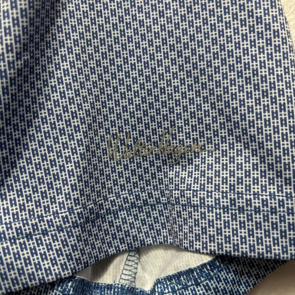 Walter Hagen Golf Polo Shirt Men's Medium Blue Short Sleeve Stretch lightweight - Picture 3 of 9